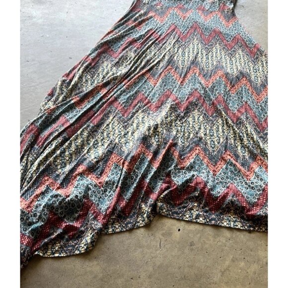 AMERICAN RAG CIE Summer Festival Dress XS Bohemian Handkerchief Hem Wide Straps - Picture 13 of 15